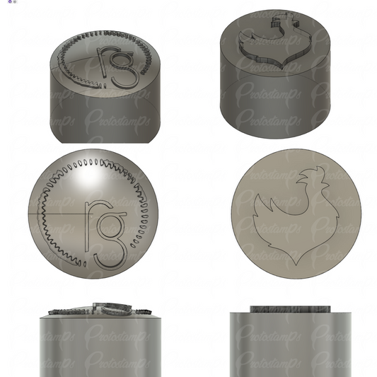 2 Custom Stamps, Price Includes Rush Order and Shipping