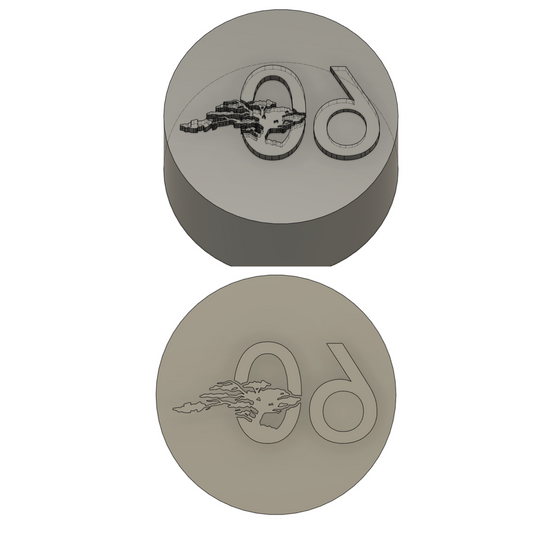 Custom 31.75mm Stamp, Price Includes Shipping and Rush Order