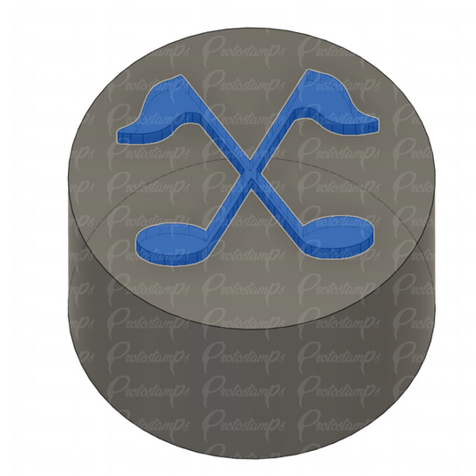 1.125in Troubadour Golf Club Stamp, Price Includes Shipping