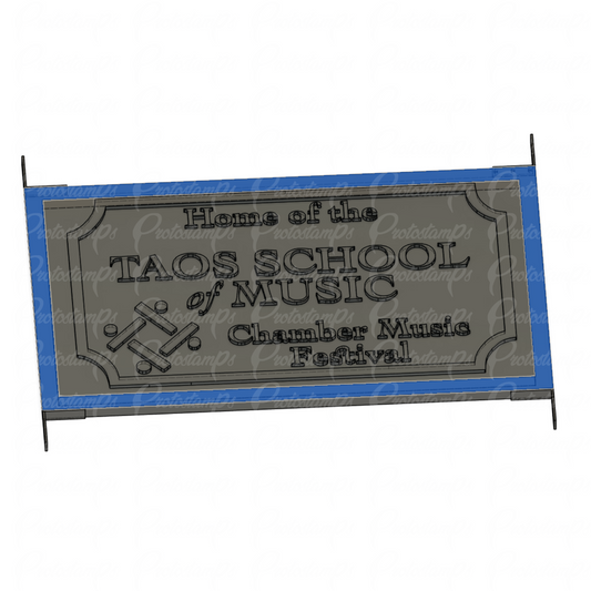 Custom 60in x 36in sign, double sided with wood border, price Includes installation
