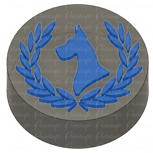 Custom 50.8mm Stamp, Price Includes Shipping