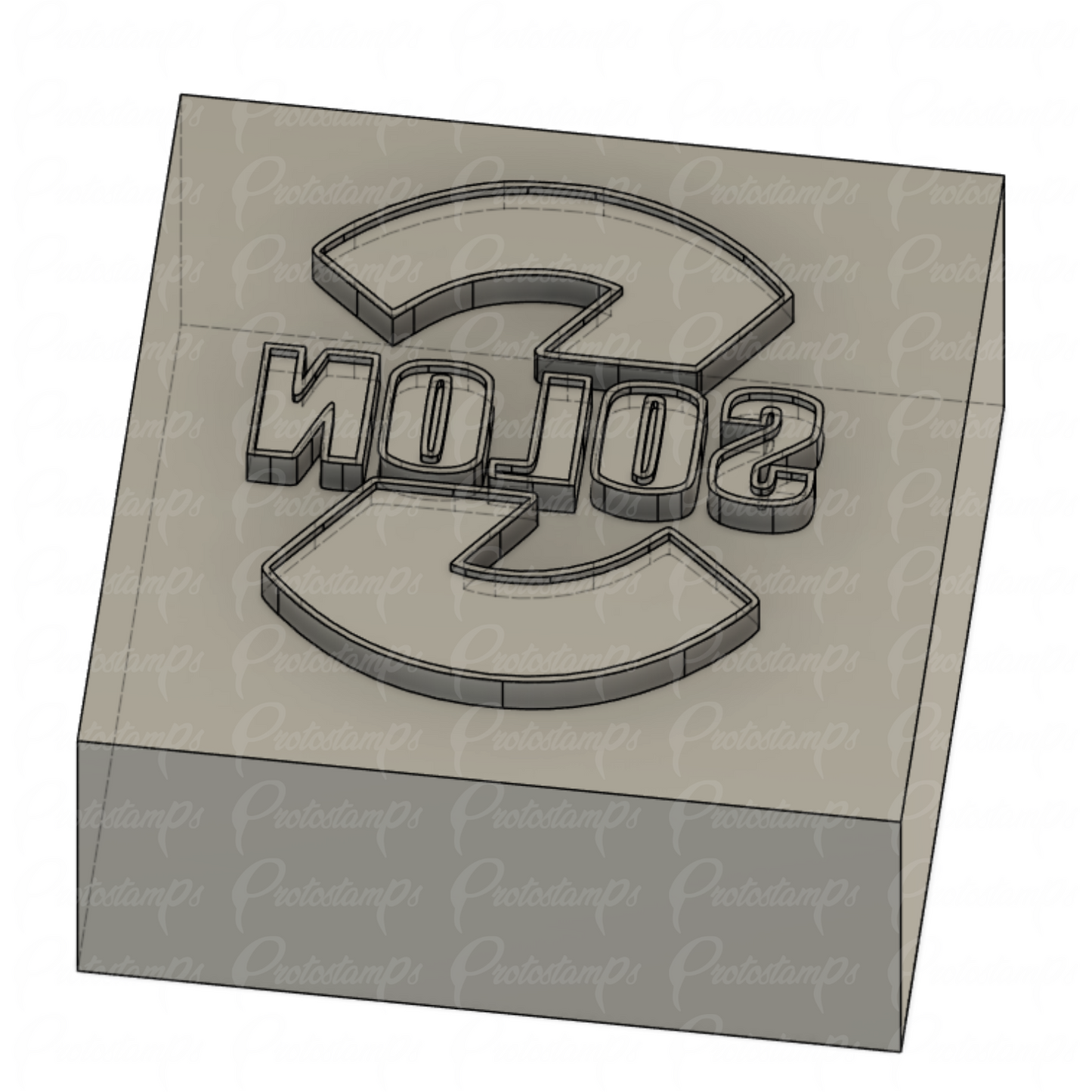 Custom 1.5in Square stamp