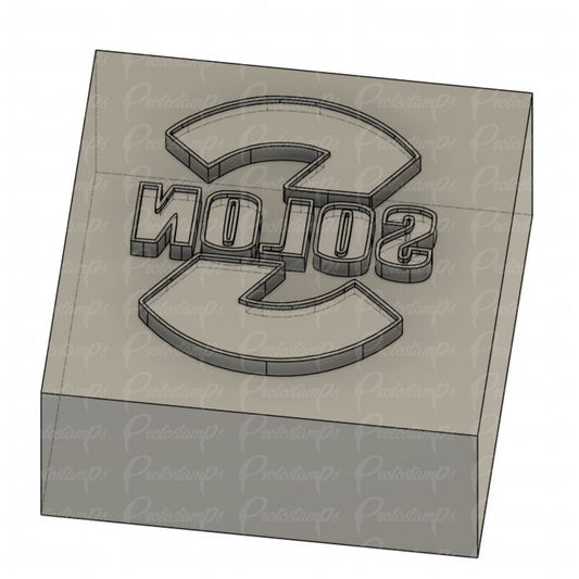 Custom 1.5in Square stamp