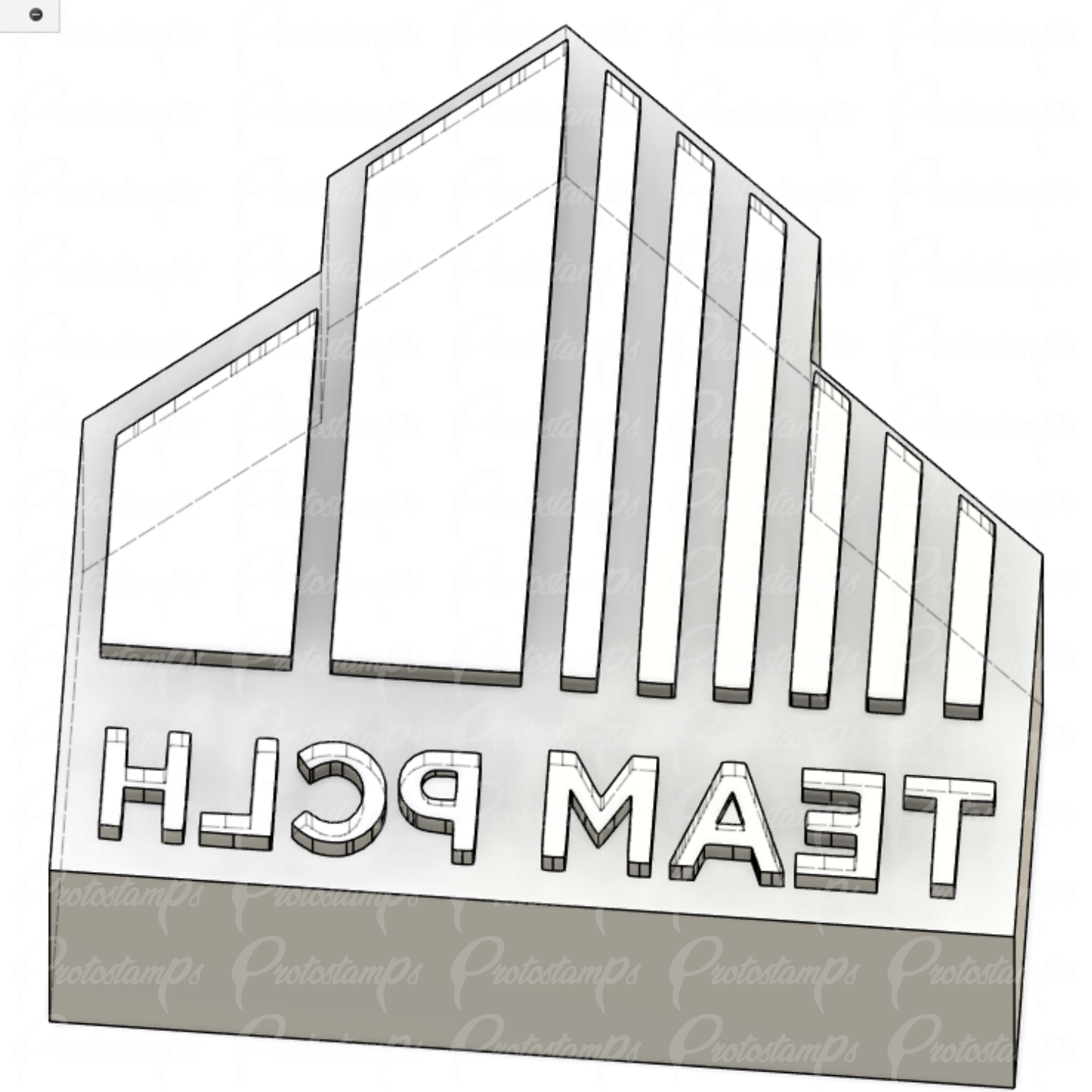 Custom 25mmish Die Cut Stamp, Price Includes Shipping