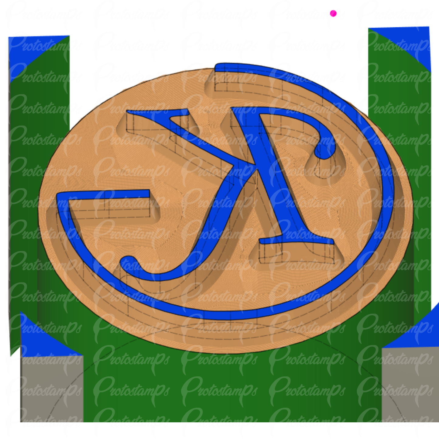Custom 17mm Stamp Price Includes Shipping