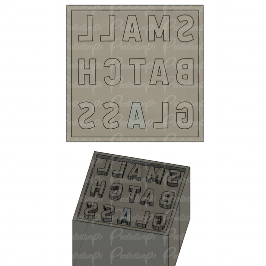 Custom 1in Round and Square Stamp, Price Includes Shipping