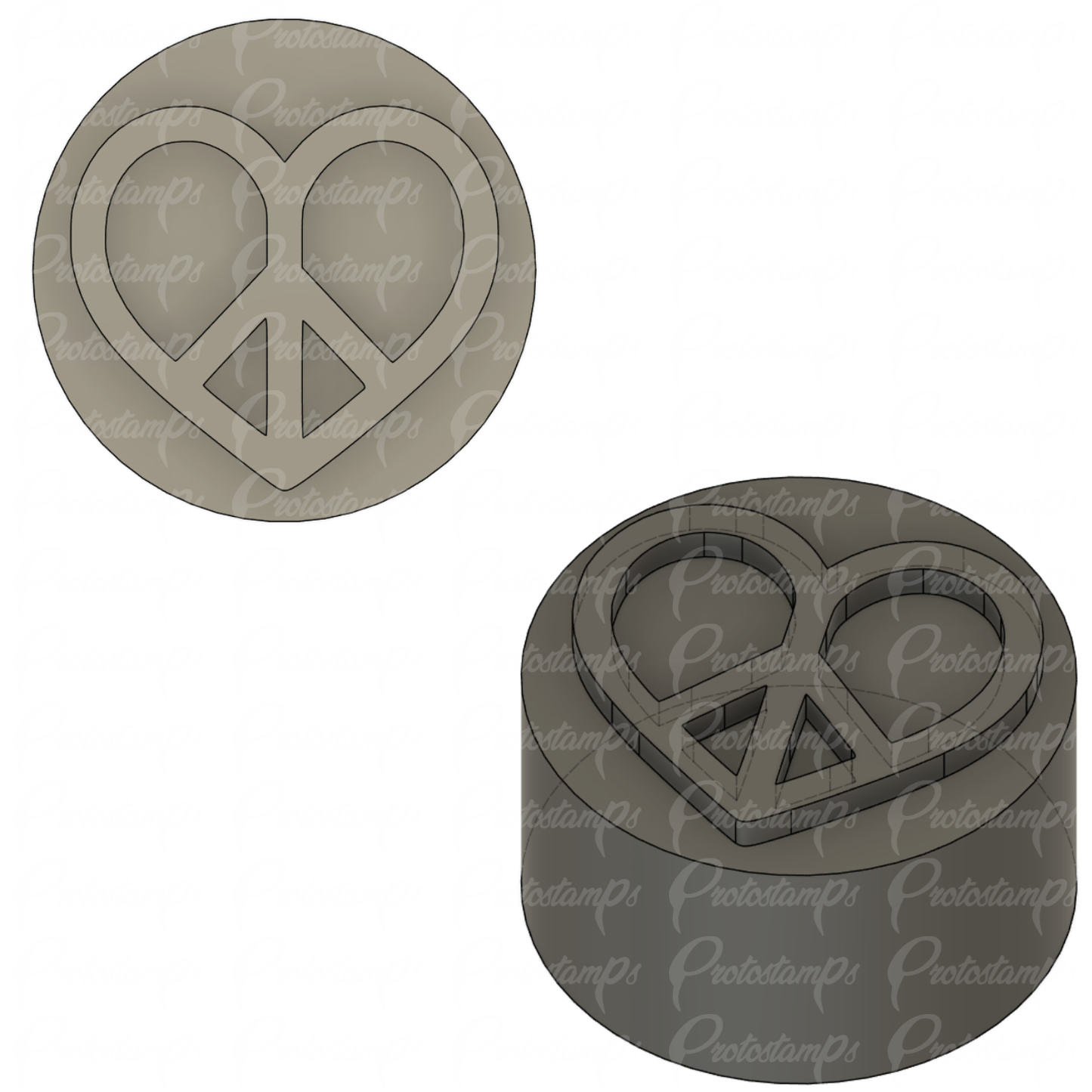 Custom 1.25in Stamp Price Includes Shipping