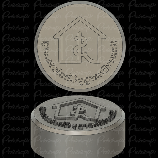 (2) 1.9375in Stamps Price Includes Shipping