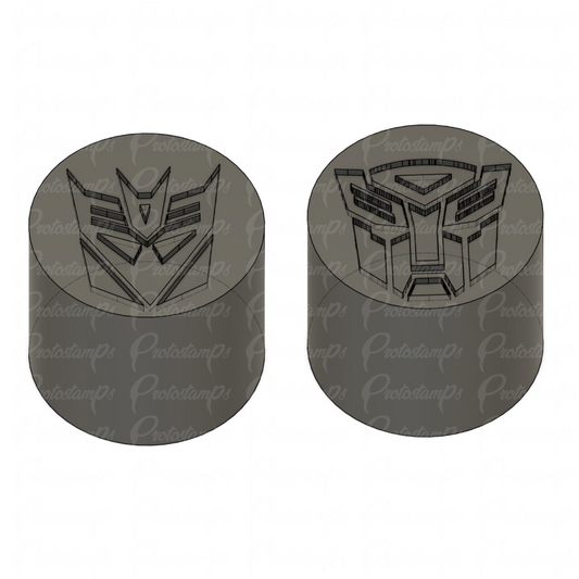 2 - 22mm Transformer Stamps Price Includes Shipping