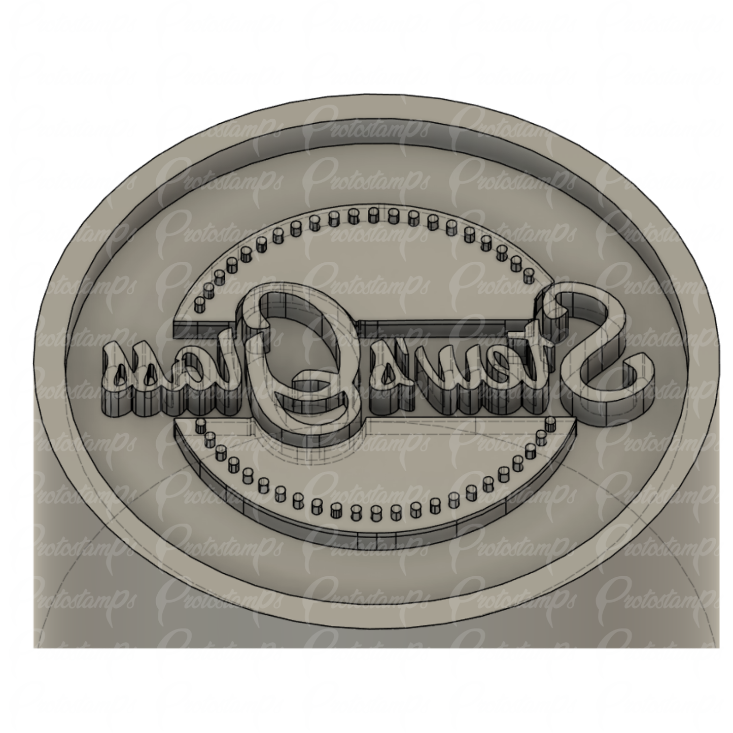 25mm Stew's Glass Stamp, Price includes Shipping