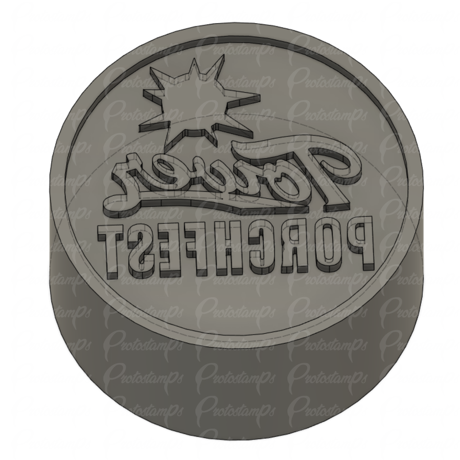 Custom 38.1mm Stamp, Price Includes Priority Shipping – Protostamps