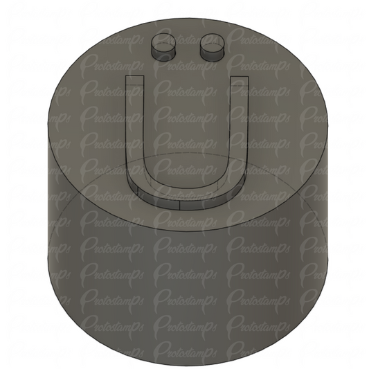 Custom 24mm and 63.5mm stamps Price Includes Shipping