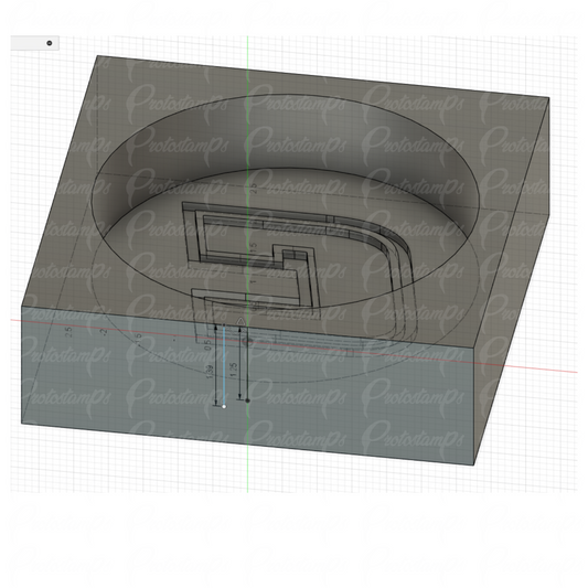 5.5in Graphite Mold (Price of Shipping Included)