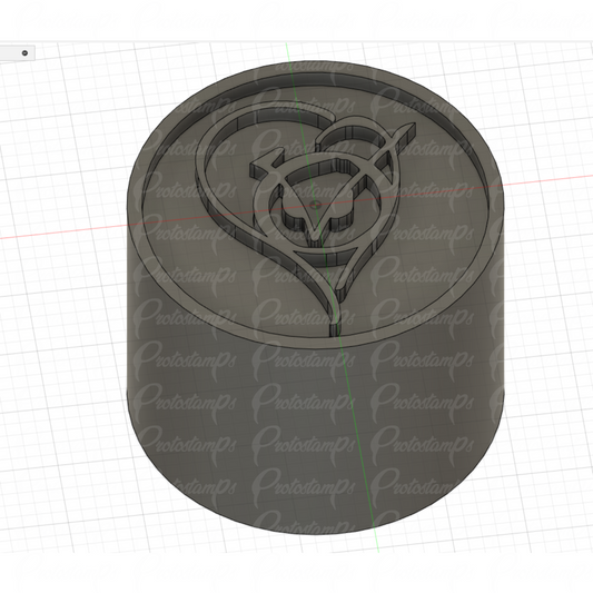 Custom 25mm Stamp, Price Includes Shipping