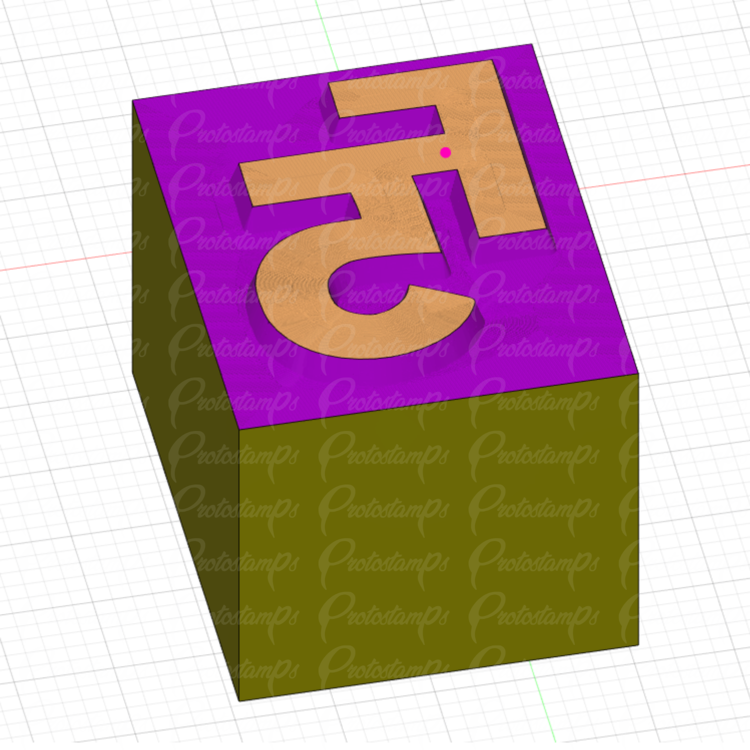 Custom 25mm x 20mm Stamp – Protostamps