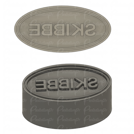 Custom 30mm Oval Stamp, Price Includes Shipping