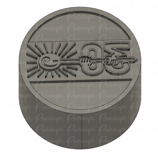 Custom 5in x 2.2in mold, 30mm Stamp, Price Includes Shipping