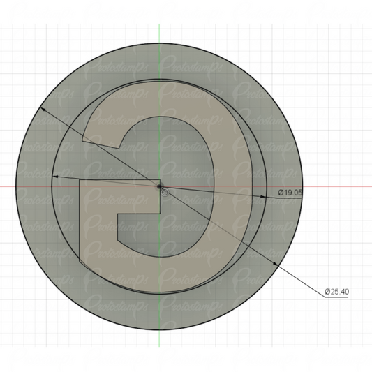 1in Custom Stamp, Price Includes Shipping
