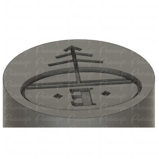 Custom 25mm Stamp, Price Includes first class international shipping