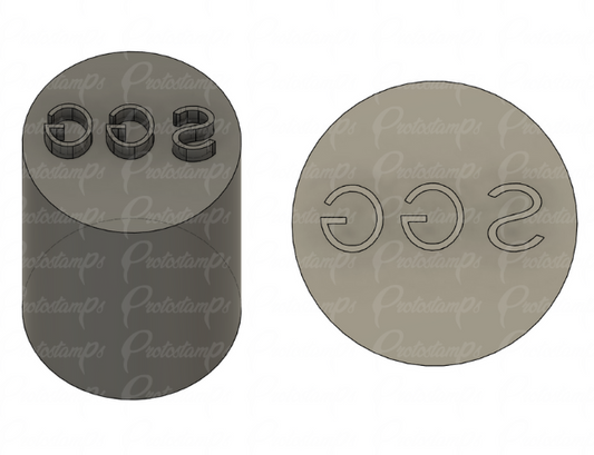 Custom 13mm Stamp, Price Includes Shipping