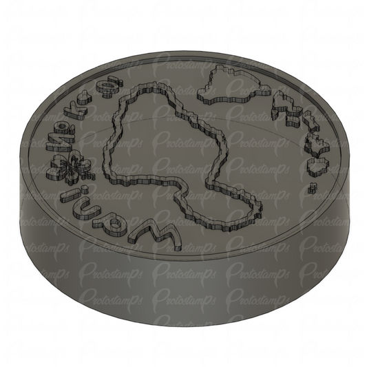 (2) Custom 2.9in Stamps Price Includes Shipping