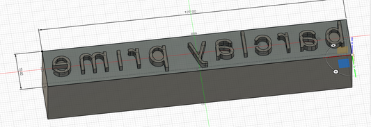 127mm x 18mm graphite branding iron