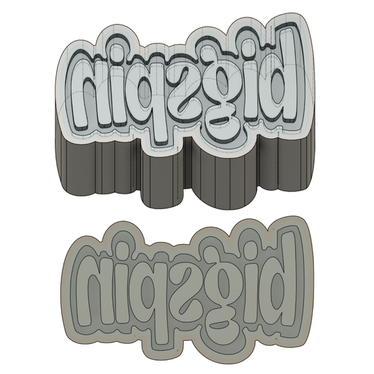 2 Custom Die Cut Stamps Price Includes Shipping