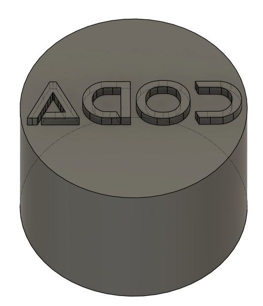 1in Coda Stamp Price Includes Shipping and Rush Order
