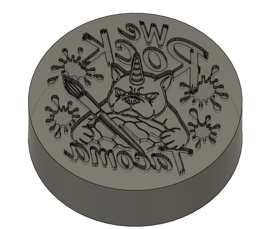 Custom 2.5in Stamp Price Includes Shipping
