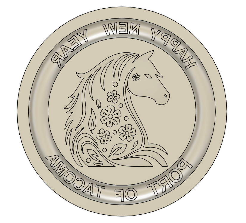 2.5in Stamp Price includes Shipping