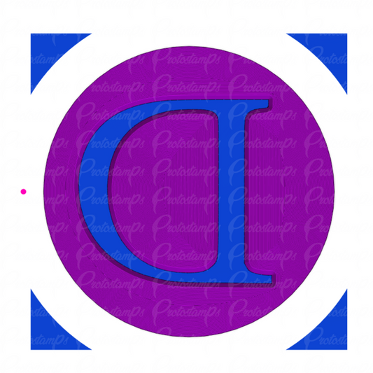 23mm D Stamp