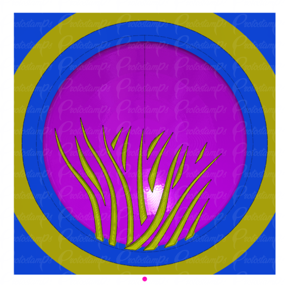 1.25in Shell Stamp (Price Includes Shipping)