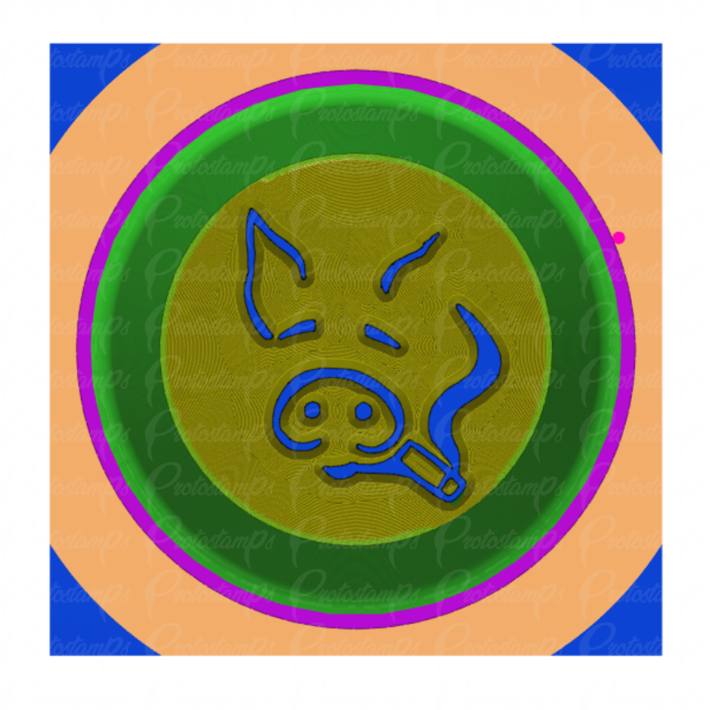 15mm Custom Stamp (Price Includes Shipping)