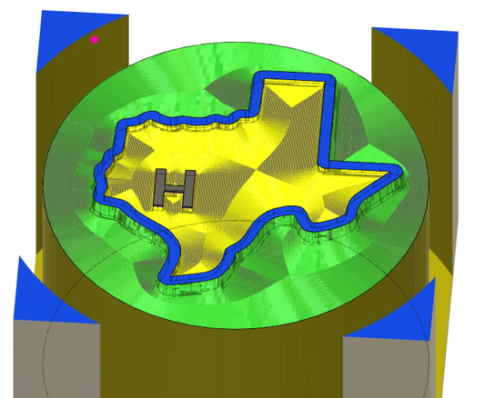 Texas + H Stamp & House of Houston Glass